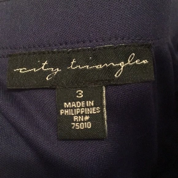 Semi formal navy blue dress - Picture 4 of 4